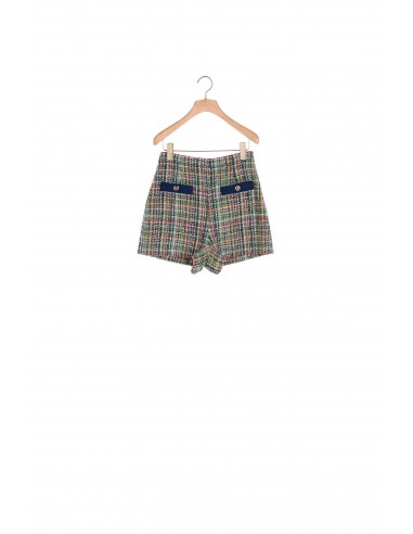 Short en tweed multicolore online