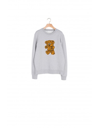 Sweat avec patch ourson soldes